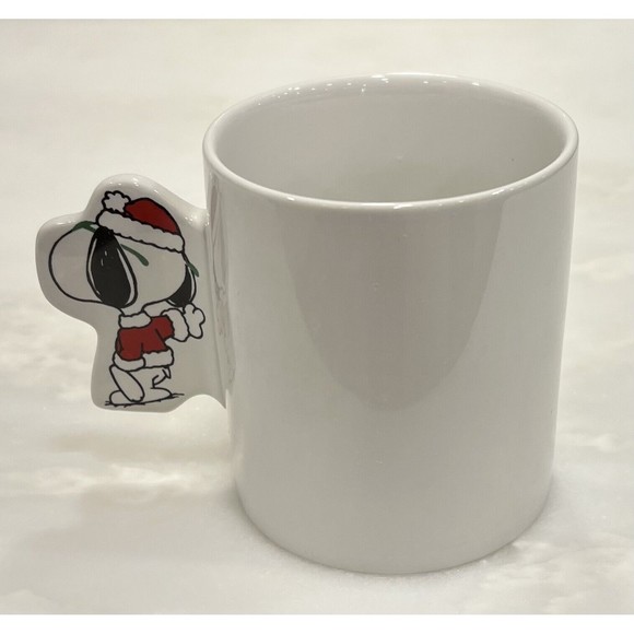 Snoopy Mug Christmas Joe Cool Have A Cool Yule Peanuts Willitts Vintage Charlie - Picture 2 of 6